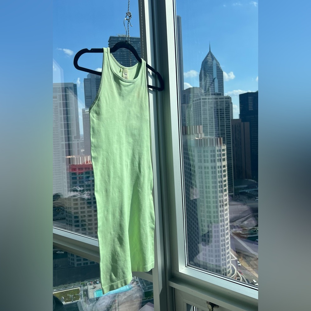 Green Racer Back Dress Aritiza